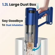 INSE Lightweight Cordless Vacuum with 30Kpa Powerful Suction & 60 Mins Runtime, Stick Vacuum for Carpet, Tile, Pet Hair, Hardwood Floors