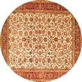 thumbnail image 1 of Ahgly Company Indoor Round Persian Orange Traditional Area Rugs, 5' Round, 1 of 1