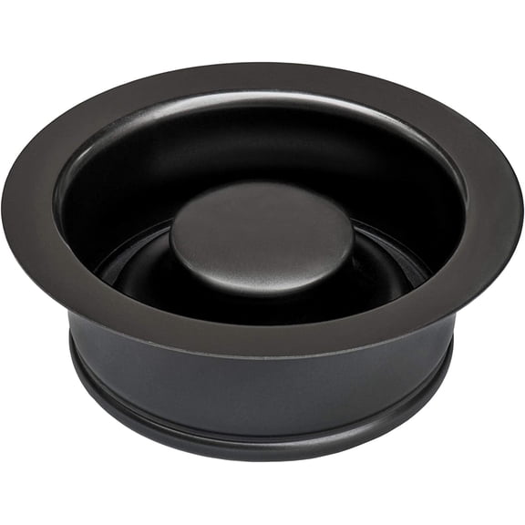 Ruvati Garbage Disposal Flange for Kitchen Sinks - Gunmetal Black Stainless Steel - RVA1041BL