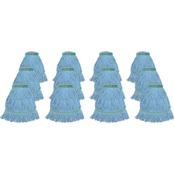 Genuine Joe Narrow Band Medium Mophead - Synthetic Fiber