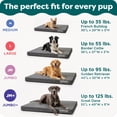 thumbnail image 6 of FurHaven | Deluxe Convolute Orthopedic Oxford Indoor/Outdoor Water-Resistant Pet Bed for Dogs & Cats, Forest, Jumbo, 6 of 9