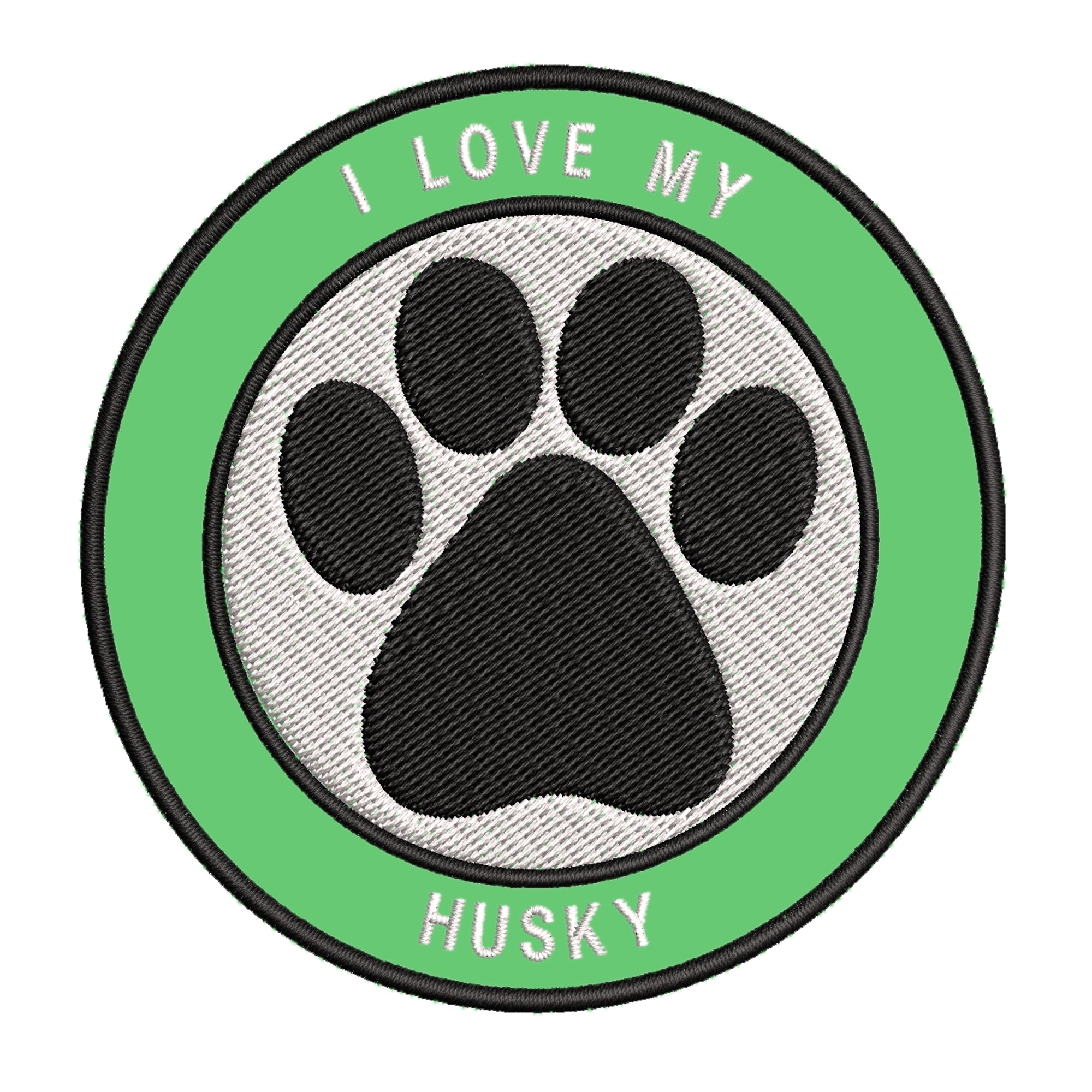 Dog Paw Embroidered Iron On Patch Paw Sew On Badge Applique
