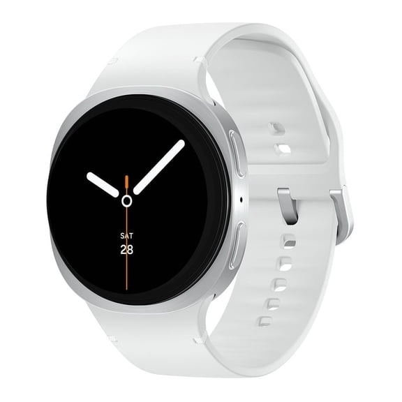 Restored Samsung Galaxy Watch 8 GPS 44MM Silver Sport White (Refurbished)