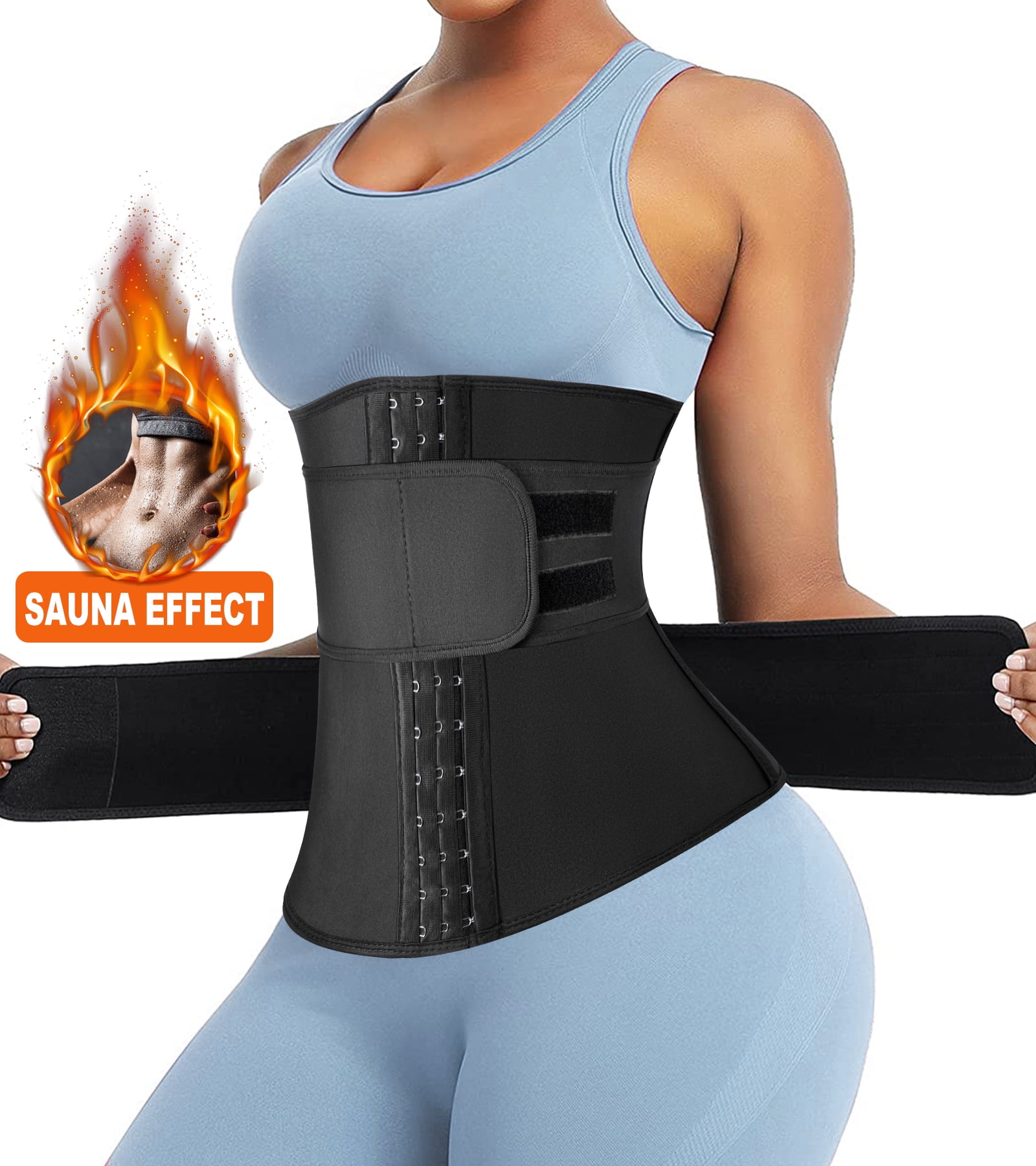 Details about   Women Exercise Abdomen Fitness Slim Sauna Yoga Tight Weight Loss Trainer Belt US 