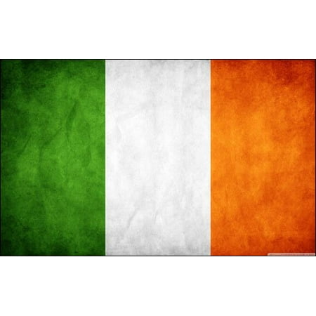 VINTAGE Ireland Flag Sticker (old distressed decal (Best Dual Fuel Deal Ireland)
