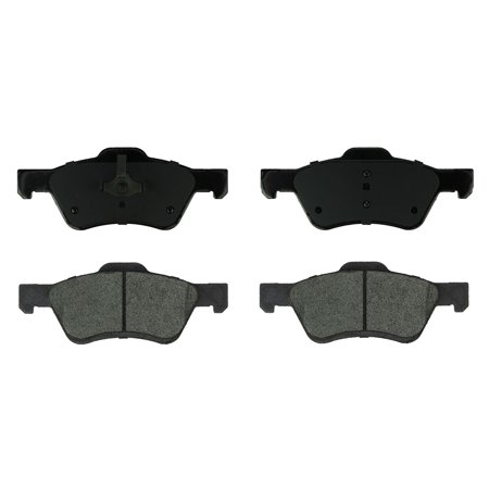 Gridiron Brakes Standard Semi-Metallic Brake Pads Front (4-Pad Set) - ID1047 (Replaces Part# MKD1047)