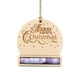 thumbnail image 5 of Monedero navideño, regalo en efectivo, colgante navideño, billetera de madera, sobre rojo, alce, 5 of 5