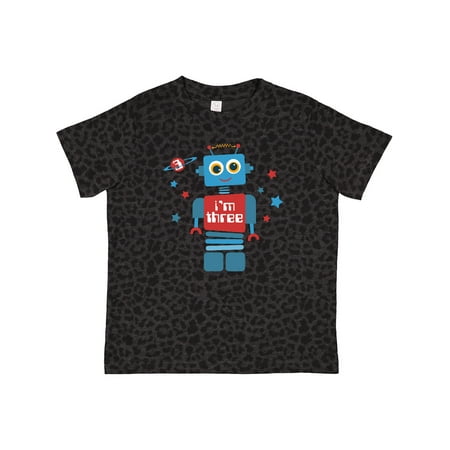 

Inktastic Robot 3rd Birthday Gift Toddler Boy Girl T-Shirt