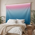 thumbnail image 3 of Pink Blue Ombre Tapestry for Bedroom Wall Hanging Tapestry, Modern Abstract Art Aesthetics Ceiling Backdrop Tapestries Poster Blanket Wall Decor for Teens Room Living Room Dorm 51" x 59", 3 of 8
