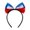A, variant on NANIL 2026 World- Cup Lovely Soccer Bowknot Shape Hairband Woman Competitionss Cheer Headbands for Sports Event Football Game Headpieces, Fun Accessory for Game Day Sports Events