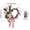 A, variant on Wovilon Valentine's Day Wreath, 13.7" Heart Shaped Wreath for Front Door Valentines Door Wreath for Indoor Outdoor Home Wedding Party Decorations