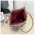 thumbnail image 4 of Hello Kitty Leopard Print Tote Bag for Women,Large Capacity Canvas Shoulder Bag,Cute Kawaii Cartoon Handbag for Shopping Travel, 4 of 9