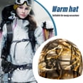 thumbnail image 4 of Qarigey Gorro de exterior para mantener el calor, gorros flexibles para mujer, accesorio de ropa práctico, gorro para adultos con diseño de Color Sombreros camuflaje 1, 4 of 6