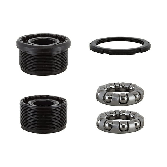 Sunlite EZ-Off Square Taper JIS 24 TPI Bottom Bracket Cup Set w/ Caged Bearings