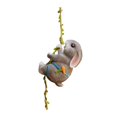 thumbnail image 4 of Estatuilla de animales trepadores shamjiam Conejo Gris Decoración de Jardín, 4 of 8