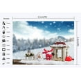 thumbnail image 2 of ABPHOTO Polyester 7x5ft Photography Backdrop Christmas Lantern Reindeer Star Bokeh Sequins Winter Snow Xmas Backdrops Seamless Kids Adult Happy New Year Background Photo Studio Props, 2 of 3
