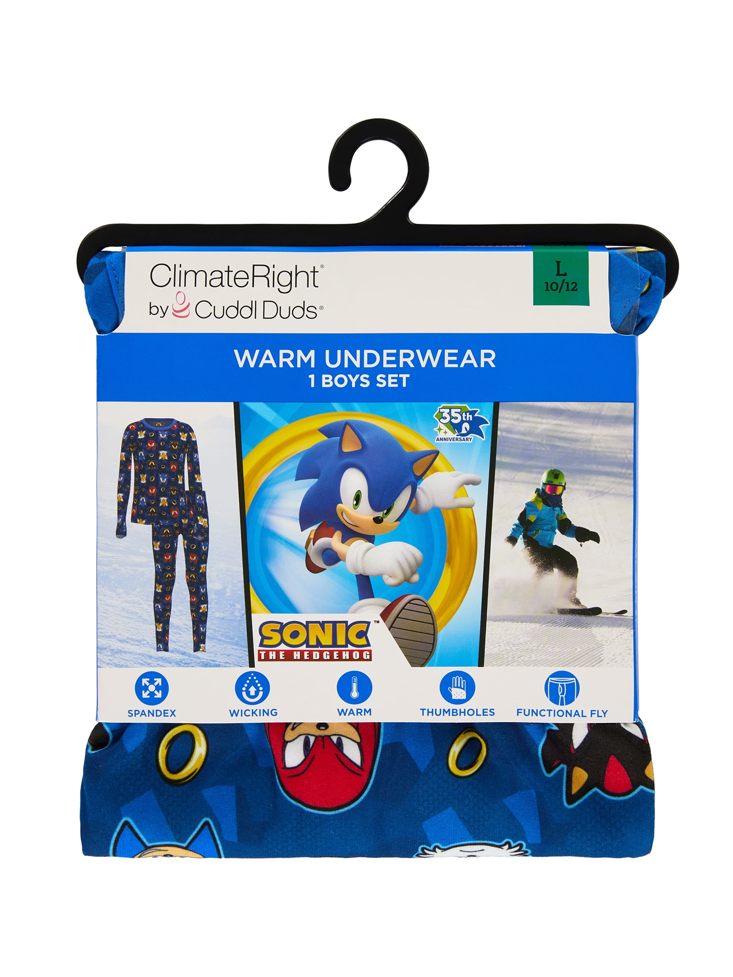 Climateright By Cuddl Duds Sonic Boys Thermal S-L