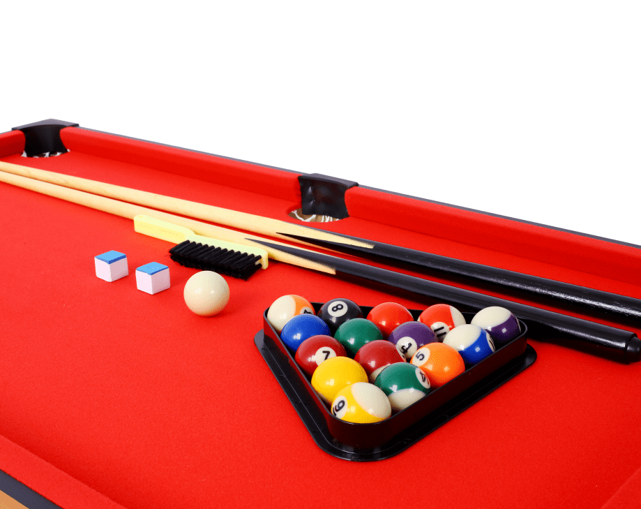 5-in-1 Multi-Game Table Billiards Ping Pong Foosball Hockey Basketball Brown