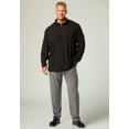 thumbnail image 3 of KingSize Men's Big & Tall Supersoft Jersey 1/4 Zip Pullover, 3 of 6