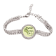 thumbnail image 1 of La Gran Muralla China Patron Pulsera de tobillera de cadena de tenis, joyería de diamantes, 1 of 3