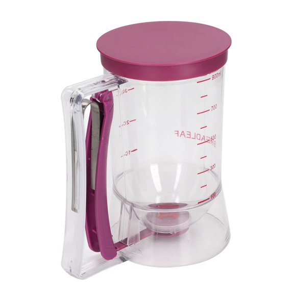 900ml Batter Dispenser, Leakproof, Wide Mouth For Easy Filling, Perfect For Pancakes Waffles