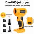 thumbnail image 1 of Mini Jet Soplador Inalámbrico compatible con Batería DeWalt 20V Bosch Makita Milwaukee Ryobi 18V, Plumero de Aire sin Escobillas de 130000rpm con 5 Boquillas, Limpiador de Aire Comprimido para Limpiar PC Teclado Coche, 1 of 6