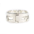 thumbnail image 4 of Pre-Owned GUCCI Vintage Heavy Bracelet, 925 Silver, Tom Ford Era, G Logo, Made in... (Good), 4 of 8