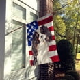 thumbnail image 2 of Tricolor Cavalier Spaniel Patriotic House Flag, 2 of 4