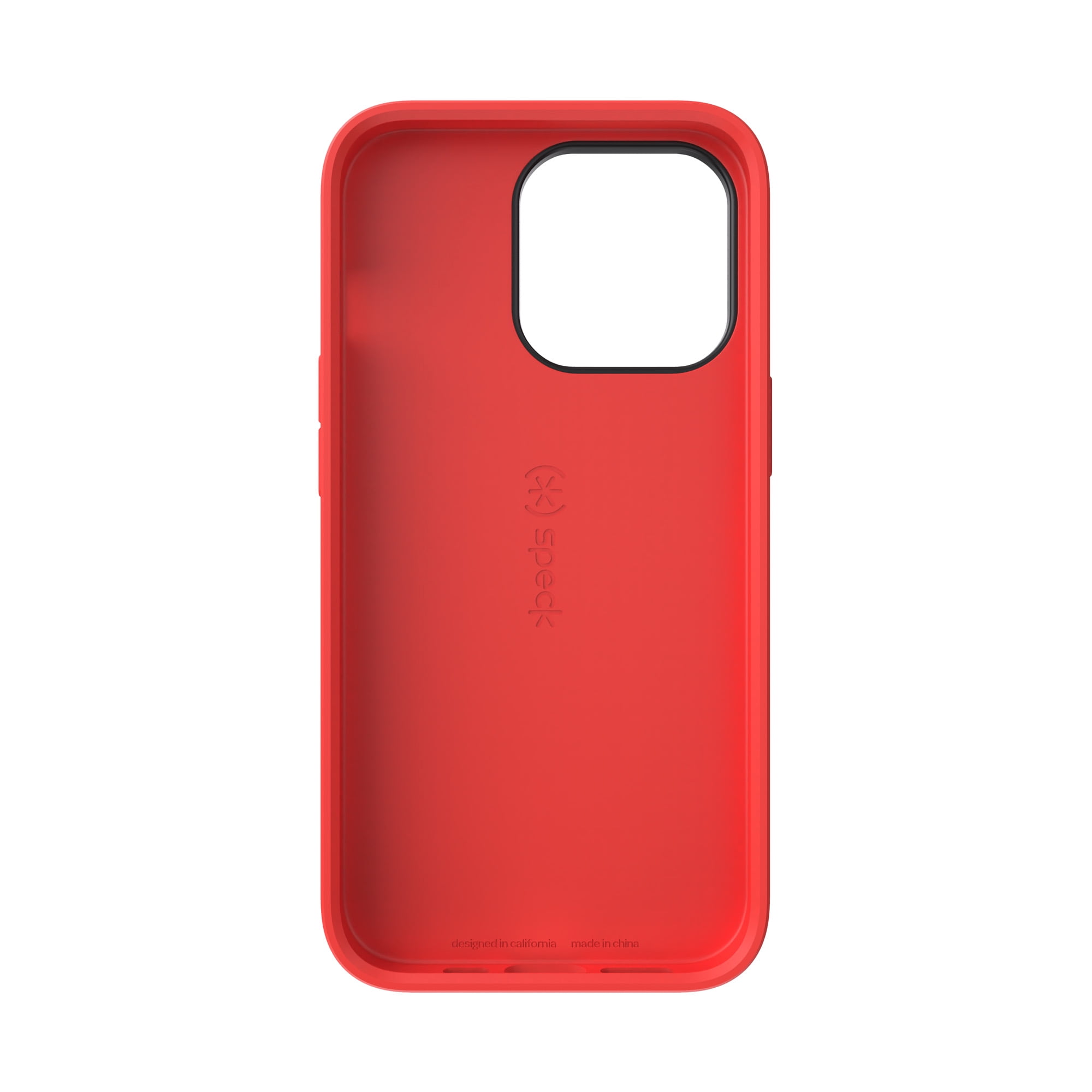Speck iPhone 13 Pro Candyshell Pro phone case in Moody Gray and Turbo Red