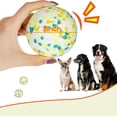 thumbnail image 2 of Pelota para perro, pelota de goma para perro, (1 punto verde), pelota para perro indestructible, juguete de goma dura para masticar, dientes limpios, juego, entrenamiento, 2 of 5