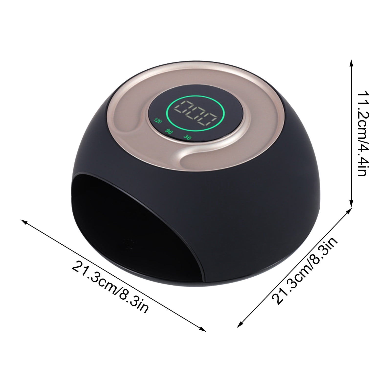 120W UV LED Nail Lamp Light Dryer for Nails Gel Polish with 3 Timer Setting, Professional Nails