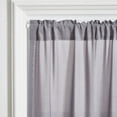 thumbnail image 4 of Nvzi Cortinas transparentes con textura, paneles transparentes que aportan privacidad, luz y amplitud al dormitorio, sala de estar, patio, puerta de vidrio (2 piezas, 40,1 x 53,9 pulgadas, A39), 4 of 5