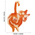 thumbnail image 1 of Mohdy Cat Butt Coaster,Cat Coasterss Home Coasterss Cute Personalized Butt Decoration Decoration Kitchen，Dining & Bar,Include：1× Cat Butt Coaster,Material:Knitting, 1 of 2