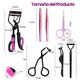 thumbnail image 2 of Kit Rizador Pestañas Enchinador Con Tira Pinzas Peine Set 8 Pzs, 2 of 8