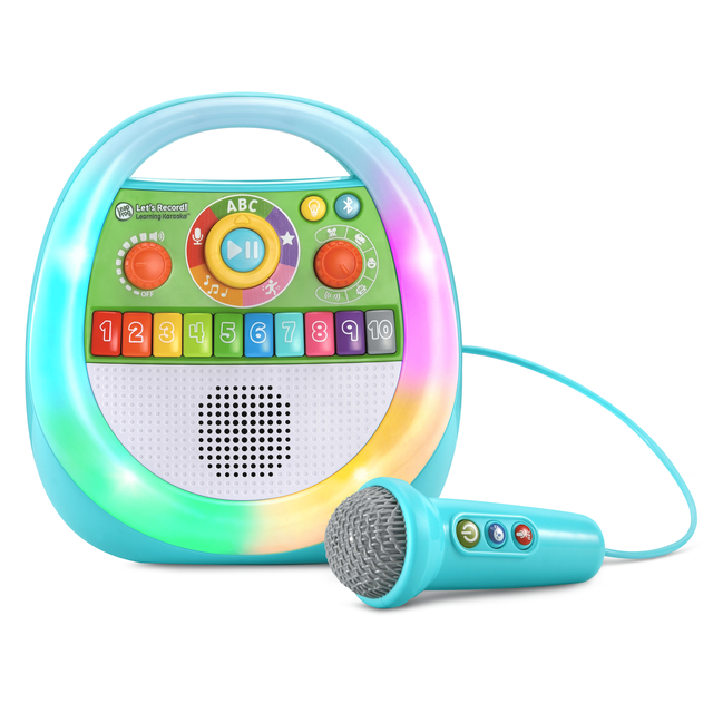 LeapFrog® Let's Record! Learning Karaoke™ with Voice Changer - English Version, 2+ Yrs, LF LEARN KARAOKE EN