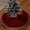 Red, variant on EWASWON Christmas White Christmas Knitted Tree Skirt 24 Inch - Cable Knit with Ties, for Small/Pencil Trees, Holiday Decor Accessories