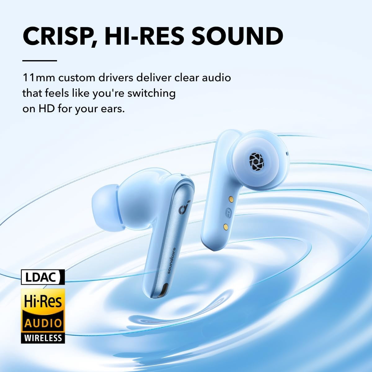 Restored Like New Soundcore by Anker Liberty 4 NC Wireless Noise Cancelling Earbuds, 98.5% Noise Reduction, Wireless Charging (Refurbished)
