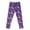 Purple, variant on CONFREE Baby Girls Halloween Leggings Hallowmas Pumpkin Ghost Leggings for Girl Elastic Waist Slim Workout Yoga Pants