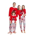 thumbnail image 1 of Traje rojo para padre e hijo, traje familiar de madre e hijo en Europa y una familia de tres cuatro, ropa de casa para Navidad, pijamas, 1 of 5