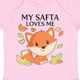 thumbnail image 4 of Inktastic My Safta Loves Me Little Fox Boys or Girls Baby Bodysuit, 4 of 5