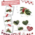 thumbnail image 2 of DolliBu I LOVE YOU Plush Green Gator - Cute Stuffed Animal with Red Shirt For Valentine, Anniversary, Romantic Date, Boyfriend, or Girlfriend Gift - 18 Inches, 2 of 5