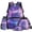 Galaxy White Cat, variant on Yspwyqan Galaxy White Cat School Backpack Set for Kids, 4Pcs Girls Backpack Set with Lunch Box Pencil Case Water Bottle Bag, Lightweight Bookbag Fits 13 Inch Laptop for Elementary Middle School