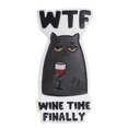 thumbnail image 1 of Mur En Métal En Relief Signe Le Temps De Vin Enfin, 1 of 3