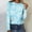 Light Blue, variant on Jacenvly Sweatshirt for Womens Fall Long Sleeve Christmas Snowflake Print Womens Tops Cute Casual Round Neck Sweaters Light Soft Comfortable and Warm