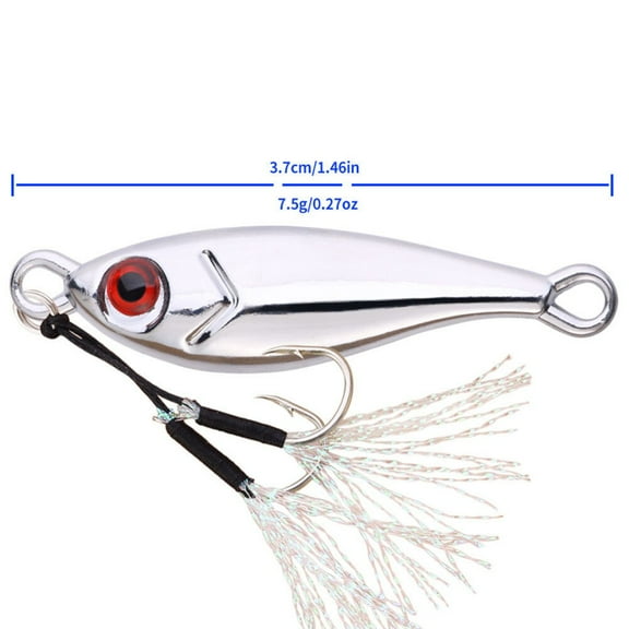 Fankenuo Holographic Spoon Metal Jigs: Irresistible Fishing Lures for Big Fish! 7g