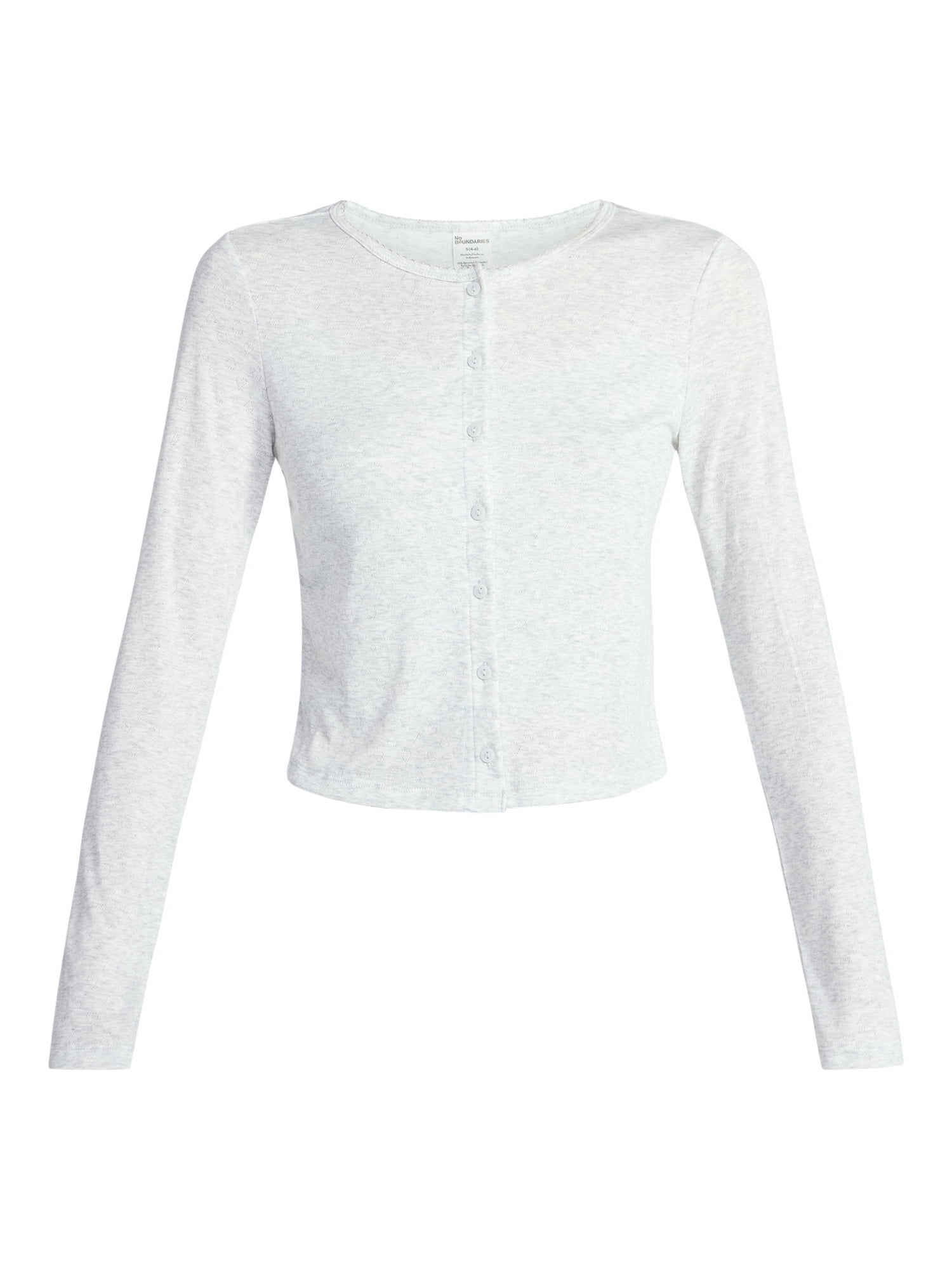 No Boundaries Sleep Pointelle Knit Cardigan, Women’s XXS-3X