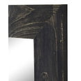 thumbnail image 3 of Hitchcock Butterfield 814902 Rustic Weathered Reclaimed Ebony Wood Yosemite Rectangle Mirror, 3 of 4