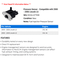 thumbnail image 2 of Pressure Sensor - Compatible with 2000 - 2006 Lincoln LS 2001 2002 2003 2004 2005, 2 of 2