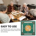 thumbnail image 2 of Miangastore 1PC Mahjong Table Cloth Square Shape Mahjong Mat Board Room Mahjong Pad Anti-slip Desktop Cushion for Games Board Games Mahjong Use (Green), 2 of 8