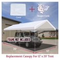 12'x20' Carport Canopy Tent Garage Replacement Top Tarp Car Shelter
